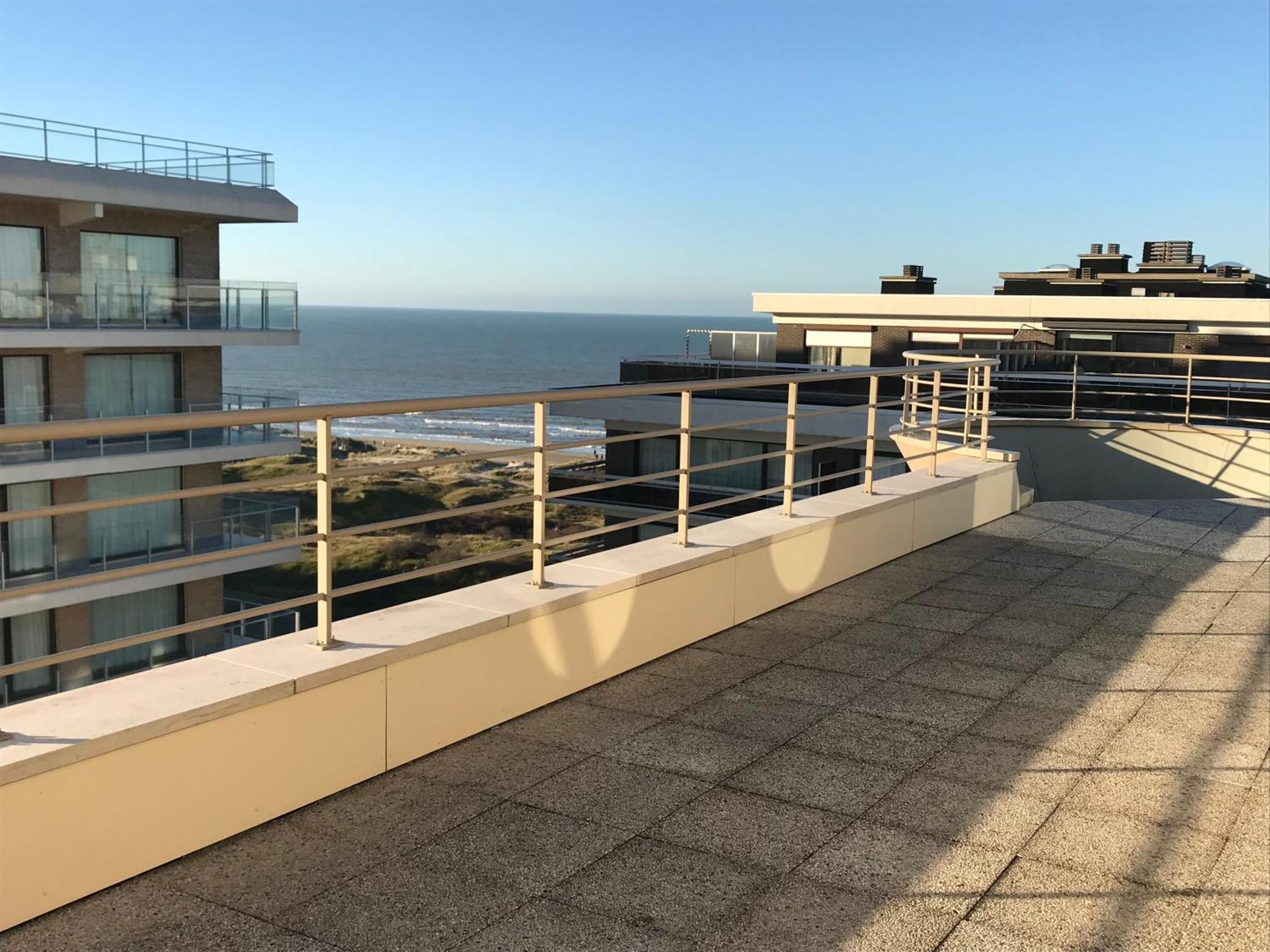 Ferienwohnung Duplex Penthouse Super Zeezicht De Panne Exterior foto
