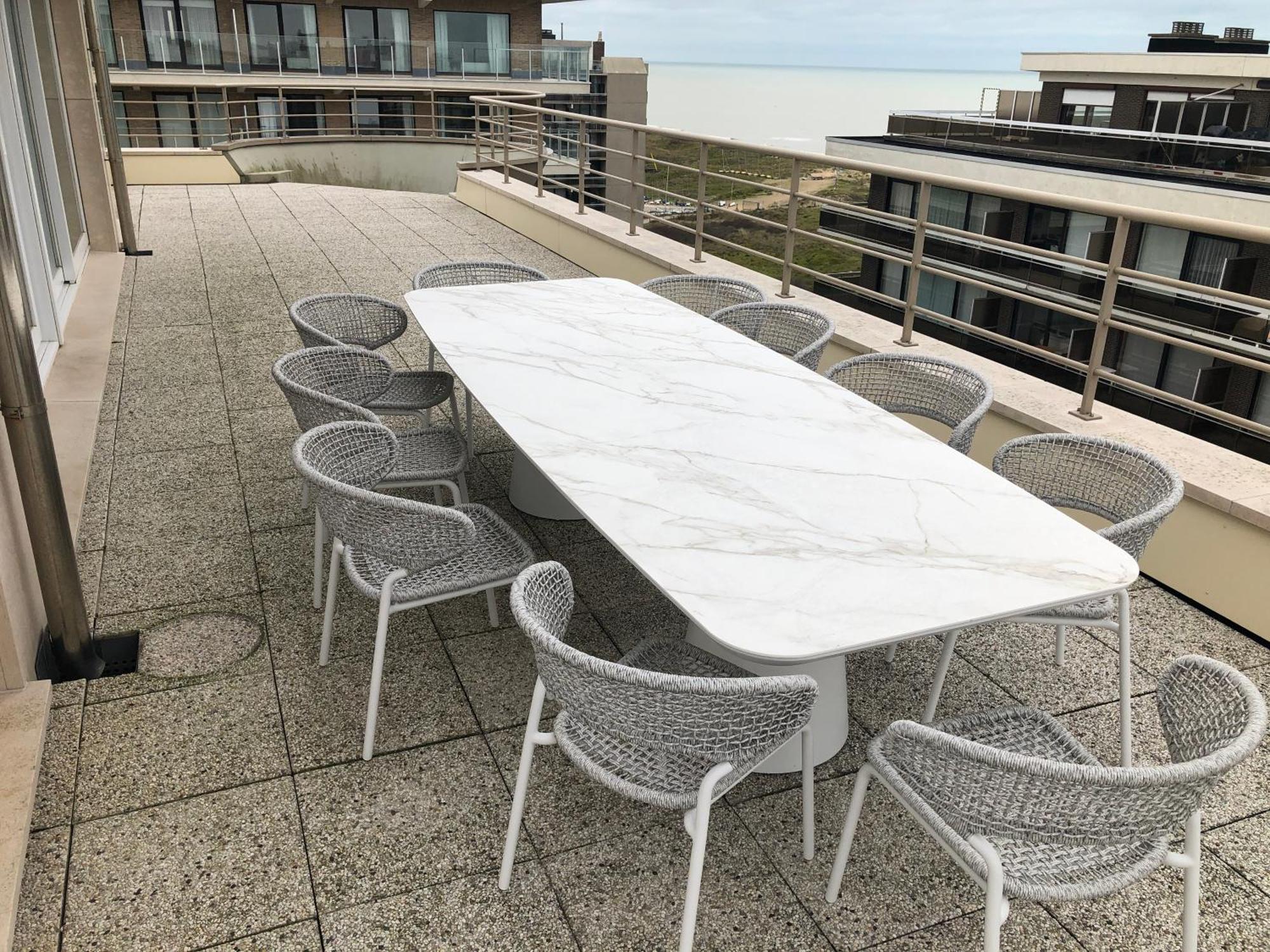 Ferienwohnung Duplex Penthouse Super Zeezicht De Panne Exterior foto